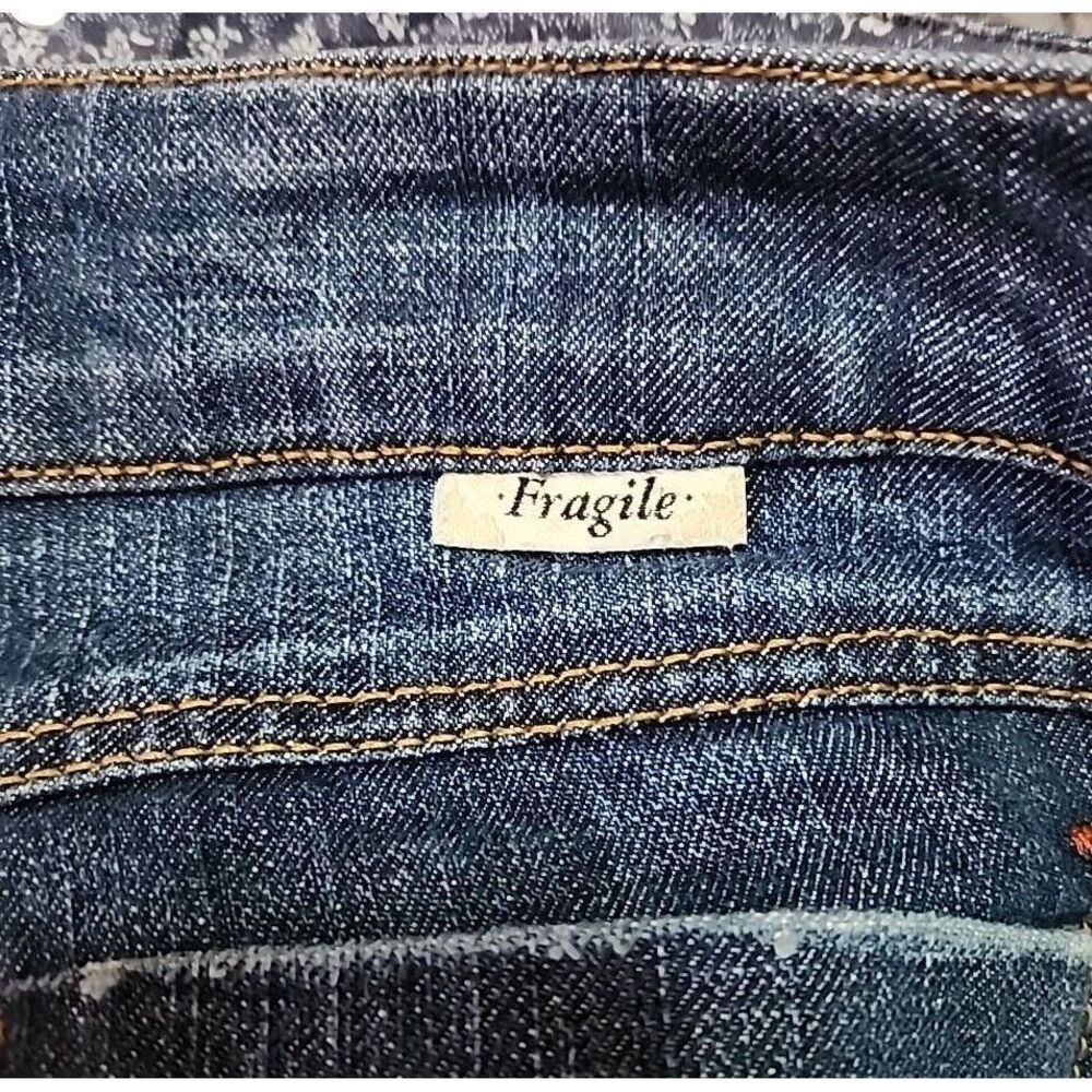 Fragile Jeans Womens 13 Blue Stretch Skinny - Picture 16 of 16